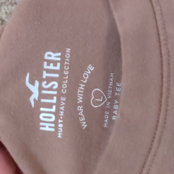 Fitted Mauve Cropped Baby Tee - Picture 5 of 8